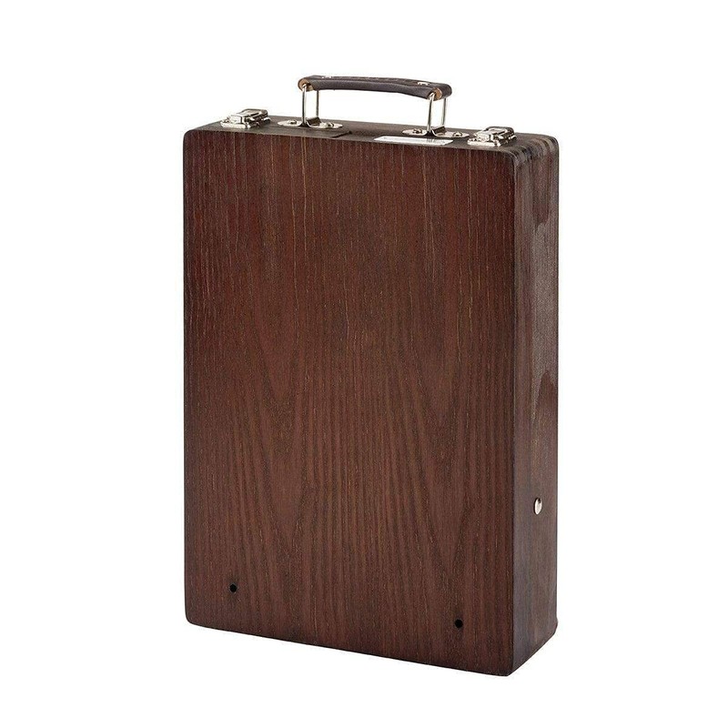 KINGART 702 Adjustable Wood Table Sketchbox Easel, Premium Beechwood Espresso
