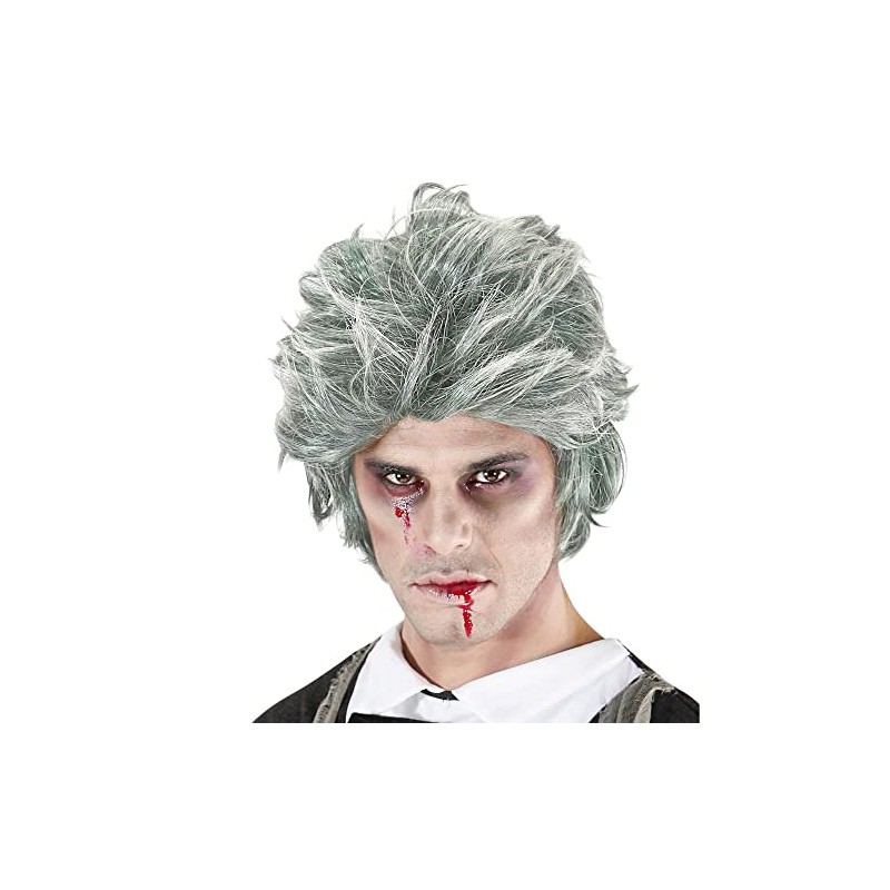 WIDMANN 06742; Grey Zombie Wig
