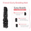 French Curly Braiding Hair 24 Inches Bouncy Braiding Hair 8
