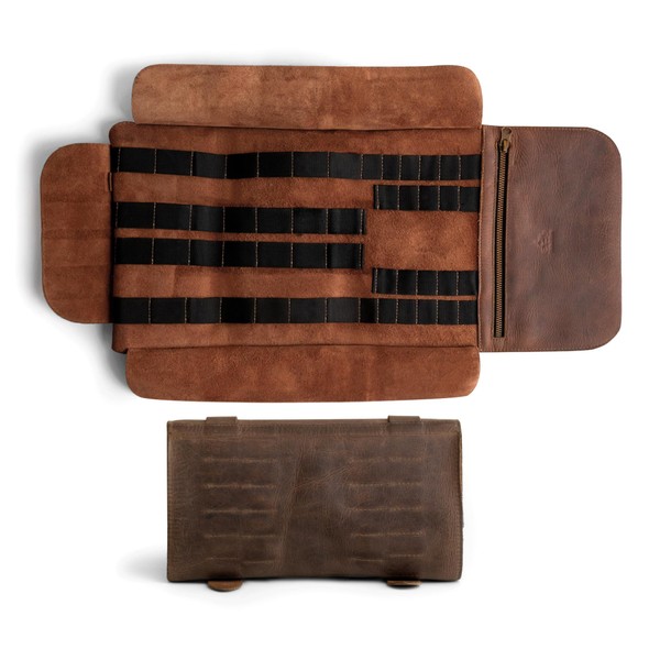 Hide & Ride, Motorcycle Tool Roll Bag Handmade from Full