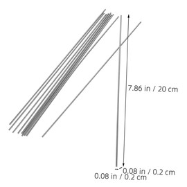 LABRIMP 10pcs Fixed Steel Rod Rods Knitting Steel Rod Blocking Pins Rod for Blocking Board Blocking Mats Pin Beginners Wire Rod Crocheting Starter Knit Blocking Combs Pins Stainless Steel