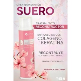 2 Tratamientos Suero Reconstructor Con Colágeno Y Keratina