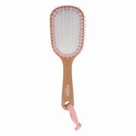PARSA Beauty Nature Love Cork Hair Brush Small - Sustainable Wet & Dry Brush for Wet and Dry Hair - Hair Brush without Pulling with 70% Cork - Detangling Brush Hair Brushes