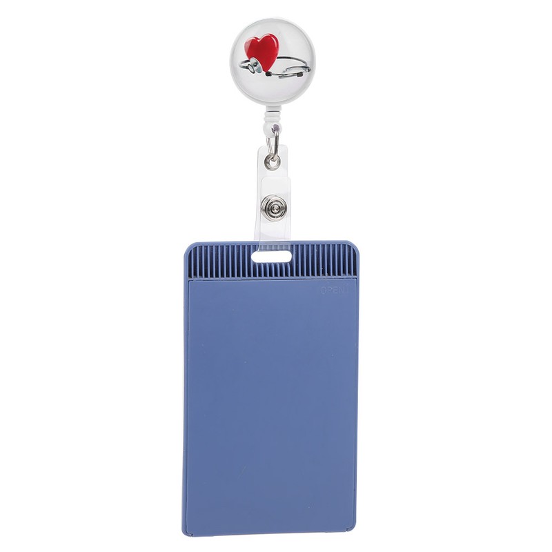Retractable Badge Reel Clip Portable Nurse ID Name Card Badge