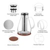 YMMIND Cold Brew Iced Coffee Maker 51oz, Brewed Coffee Pot