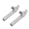 2Pcs Wide Mouth Welding Nozzle Rectangle Stainless Steel Plastic Welder