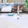 BIMUYI Soap Dish Holder, Embossed Glass Soap Tray, Decorative Soap