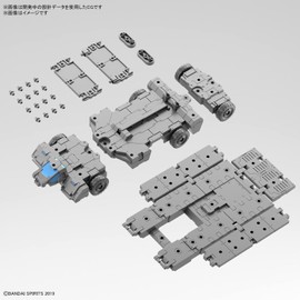 BANDAI SPIRITS 1.2 inches (30 mm) Exa Vehicle (Customized Carrier Ver.) 1/144 Scale, Color Coded Plastic Model