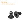 QUARKZMAN Pack of 20 Countersunk Screws #6-32 x 1/4 Inch