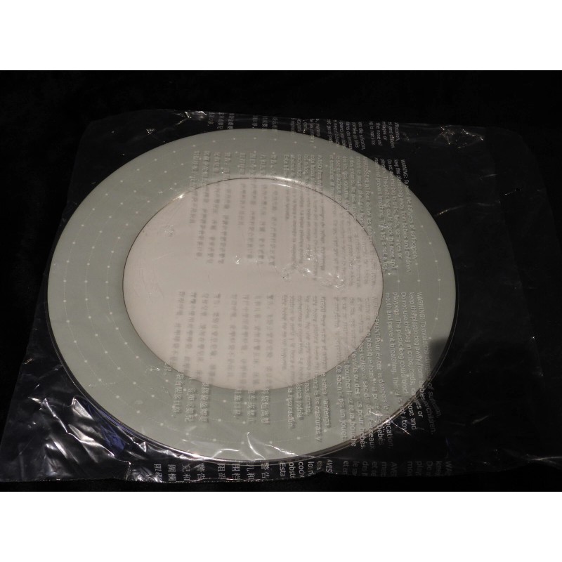 Waterford Monique Lhuillier Etoile Platinum Blue Accent Plate 9" NEW