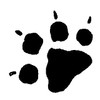 Art Stamps 893AA Tiny Paw Stamp, Black