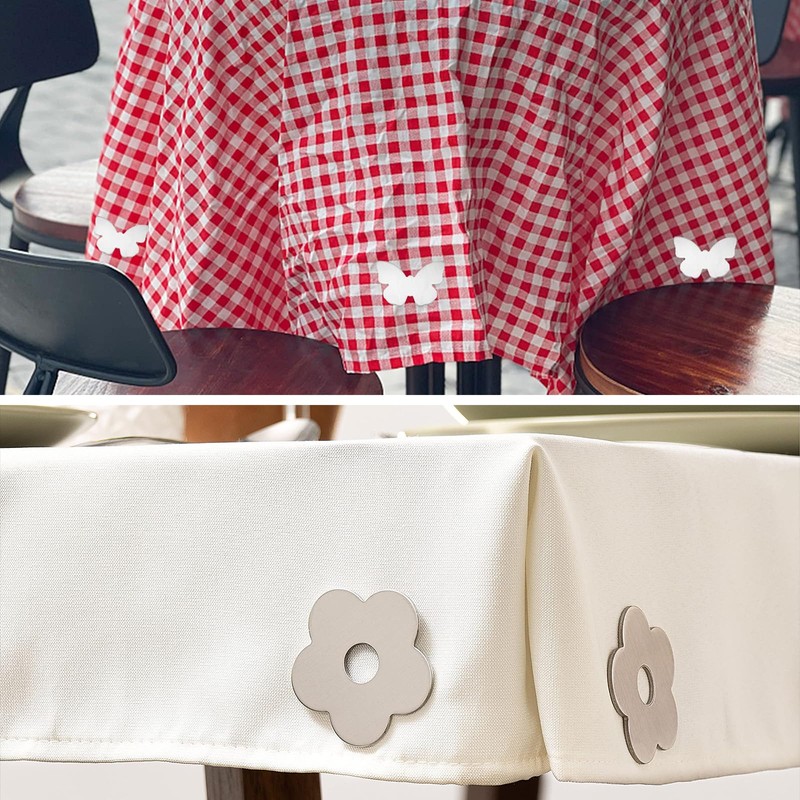 Magnetic Weights Tablecloth Weights MFCGHXR Flower Motifs Tablecloth Weights Tablecloth