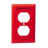 Leviton 1-Gang Duplex Device Receptacle Wallplate, Standard Size, Thermoplastic Nylon,