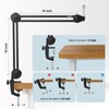 iQlQPQ Microphone Boom Arm, Heavy Duty Boom Arm Mic Stand