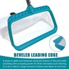 POOLWHALE Professional Pool Skimmer Net, Heavy Duty Swimming Leaf Rake