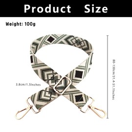 Traziewell Bag Strap Adjustable Wide Shoulder Strap Wide Shoulder Strap Shoulder Strap Shoulder Strap Length for Bags Handbags 03, Djd00307