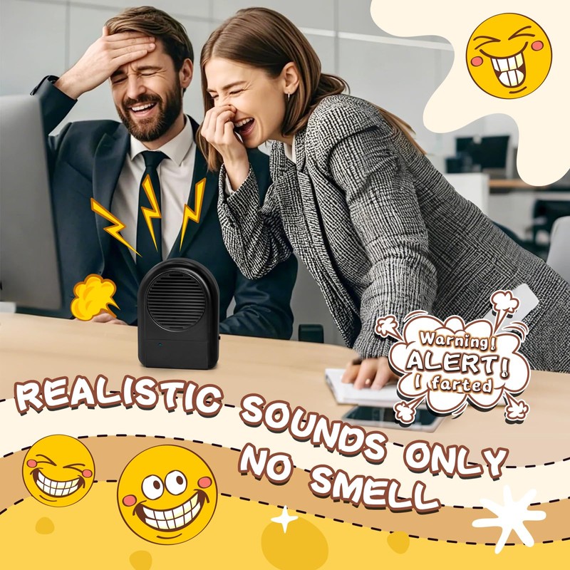 Fart Machine with Remote, 50 Sounds, Gag Gift for Adults