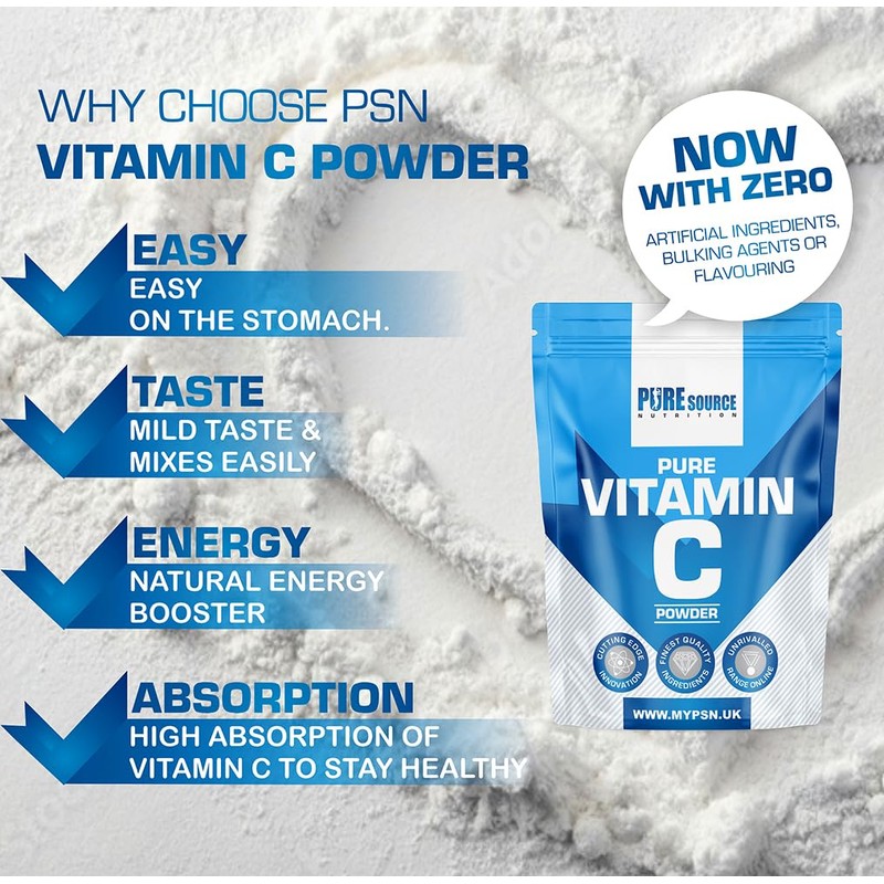 Pure Source Nutrion Ascorbic Acid 250g