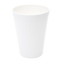 Harfield 150ml White Tumblers Children's Cups (Pack of 6) Reusable Virtually Unbreakable Polycarbonate Plastic Dishwasher Safe