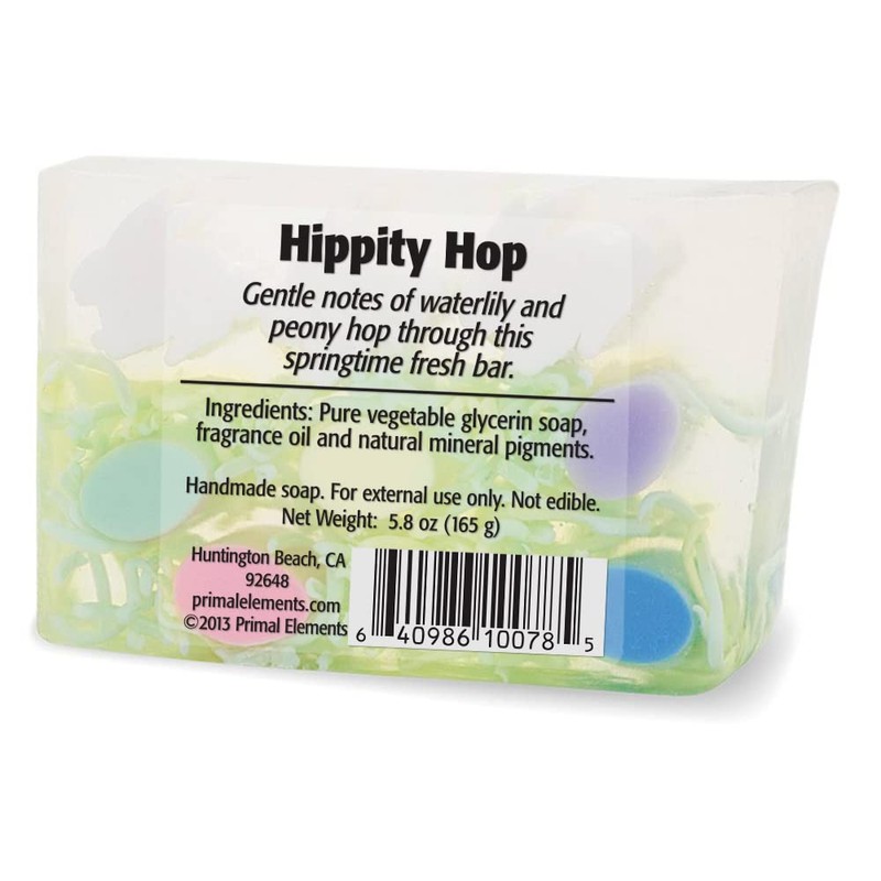 Primal Elements Wrapped Bar Soap, Hippity Hop, 5.8 Ounce