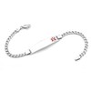 StickyJ USA Sterling Silver Medical Alert Bracelet