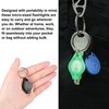 LEPEVNEY Keyring Torch Mini UV LED Keychain Flashlight Money Detector