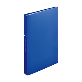 Lihit Lab File Clear Book A4 Antibacterial 40 Pockets ALCLEA Blue N7762-8