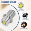 JAMHEXOU 2PACK LED Bulb Flashlight Replacement for Maglite LED Conversion