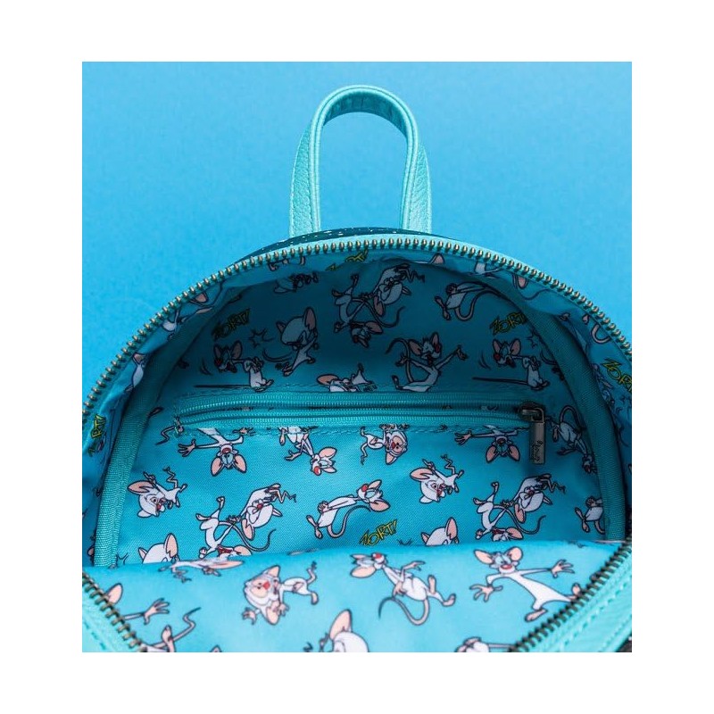 Loungefly Pinky and The Brain Take Over The World Mini-Backpack