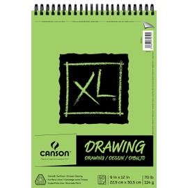 Canson XL Series Drawing, 9" x 12", Green