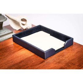 Dacasso A5001 Letter Tray, 13.5 x 10.5 x 2, Navy Blue