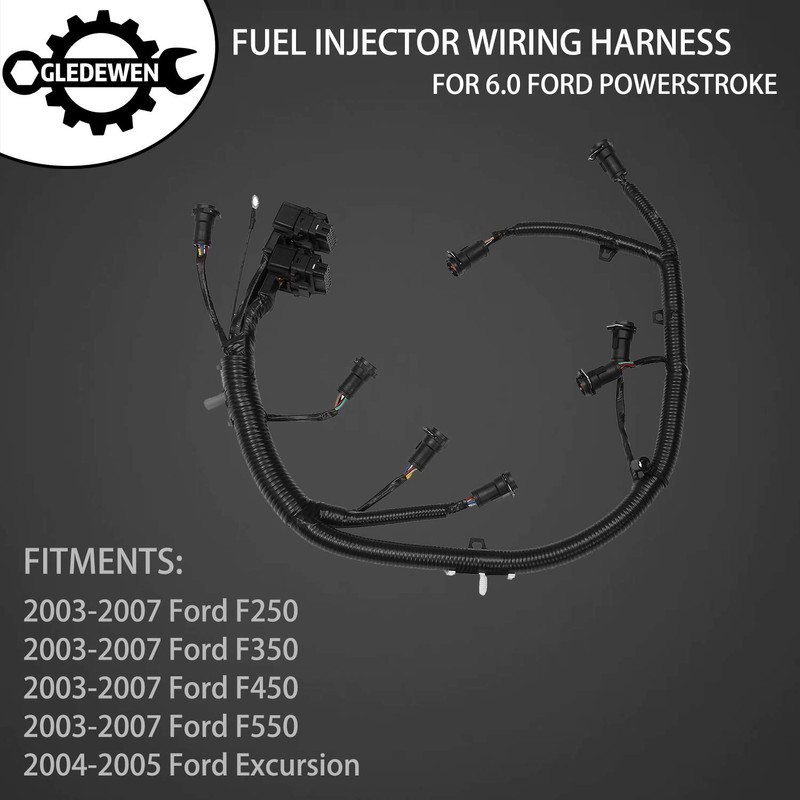 FICM Engine Fuel Injector Complete Wiring Harness | for Ford