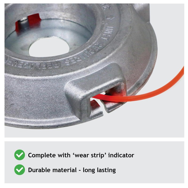 SPARES2GO Brushcutter Strimmer Head compatible with Honda Line Blade Replacement