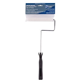 PREMIER PAINT ROLLER 6-1/2" x 1/4" Nap White Woven Mini Roller Cover & 14" Frame Combo 72514