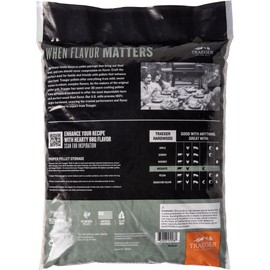 Traeger Grills Mesquite 100% All-Natural Wood Pellets for Smokers and Pellet Grills, BBQ, Bake, Roast, and Grill, 18 lb. Bag