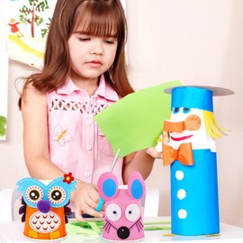 VEYLIN Small Disposable Paper Cups,120 Pieces 2 Ounce Mini Colored Paper Cups for DIY Party Hot and Cold Drinks