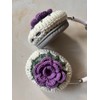 Hosootan AirPods Max Crochet Earphone Cover (E,Purple)