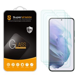 Supershieldz (3 Pack) Designed for Samsung Galaxy S22 5G (6.1 inch) Tempered Glass Screen Protector, Anti Scratch, Bubble Free