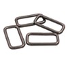BIKICOCO Metal Rectangle Ring Buckles Square Strap Webbing Belt Rings