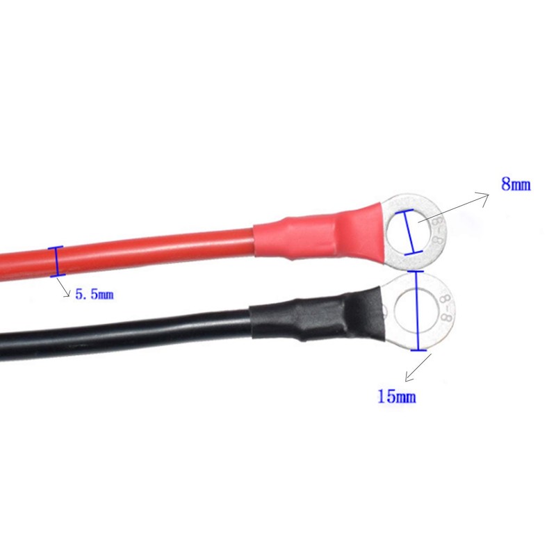 LIXINTIAN Battery Charging Cable SAE to O Ring Terminal Connectors
