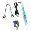 Depisuta PH Sensor, 0-14 PH Detect Module Probe Kit, Acidity