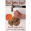 JBK Pottery Terra Cotta Brown Sugar Saver, Softens Hard Brown