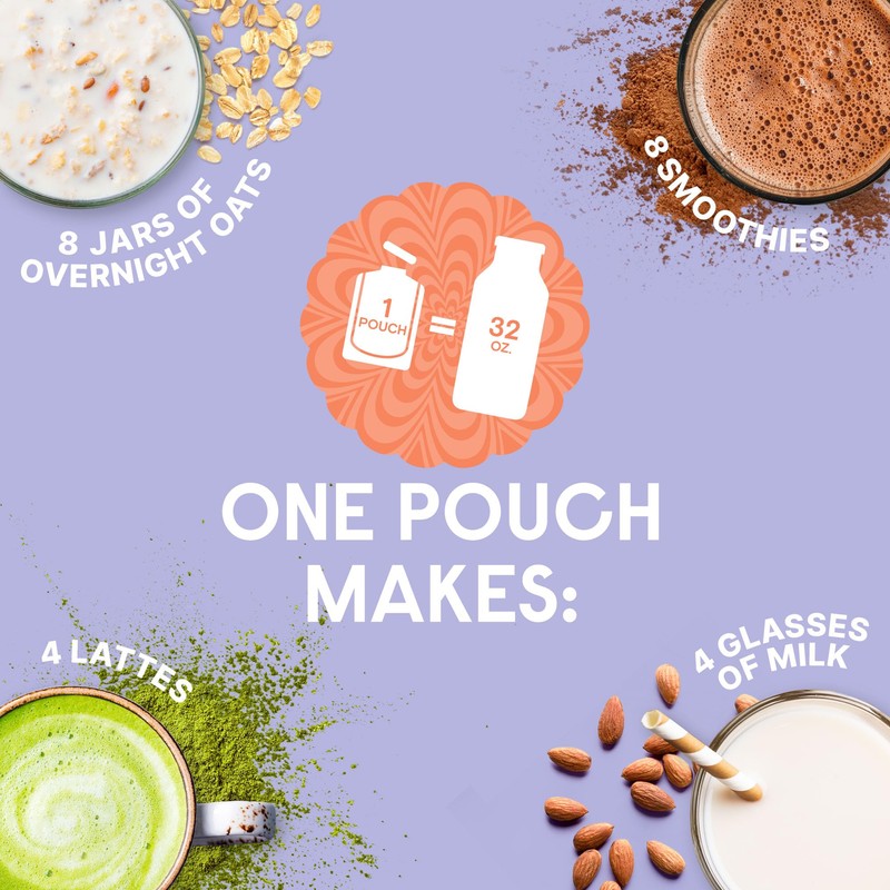 Numilk Pouches - Original Oat - Creamy Plant-Based Milk in