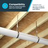HoldRite 3 Inch Galvanized Pipe Hanger, DWV Pipe Support, GPH300Z