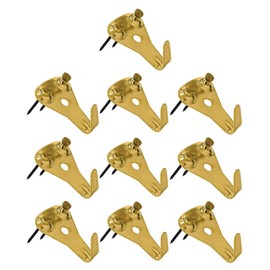 TOOMYAUTO 10 Sets Heavy Duty Picture Hangers Kit with Nails Professional Picture Hooks Hangers, 50lb Wall Hangers, Wall Hanging Kit for Drywall/Wooden Office Pictures, Clock, Mirror