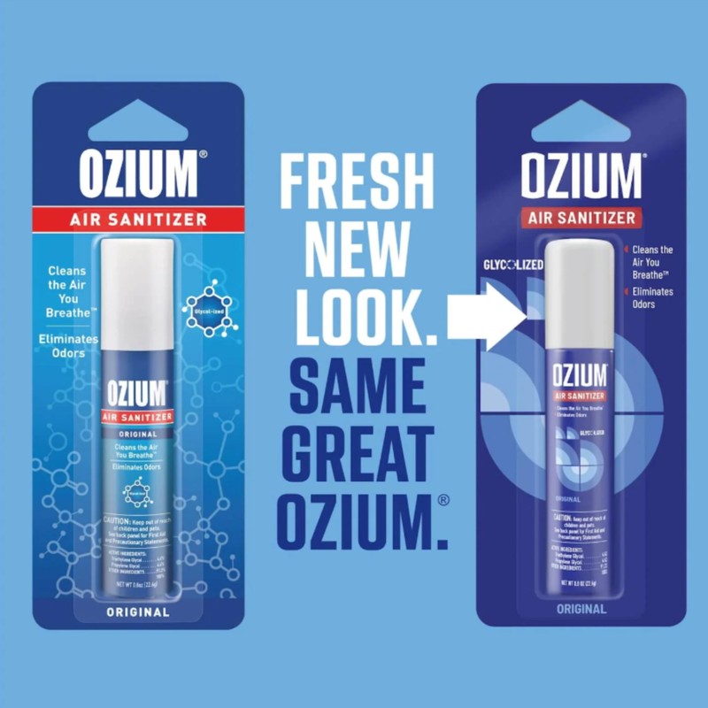 Ozium 0.8 oz. Air Sanitizer & Odor Eliminator for Homes,