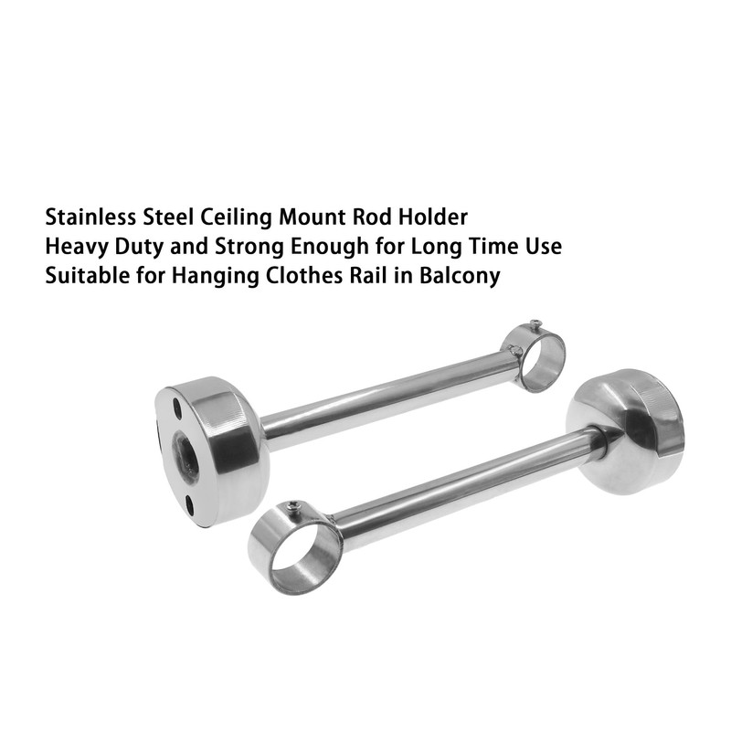 Safyy Stainless Steel Ceiling Mounting Brackets - 2 Pack Heavy