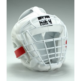 Head Guard New Wire Mesh DX White All Sizes (One Size Fits All (Senior))