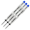 3 Pack - Schmidt P8126 Short Capless Rollerball - Blue