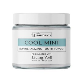 Just Ingredients Natural Tooth Powder | Remineralizing Teeth Powder | Xylitol Toothpaste Powder | Fluoride Free | Fresh Mint Flavor | 60 Day Supply